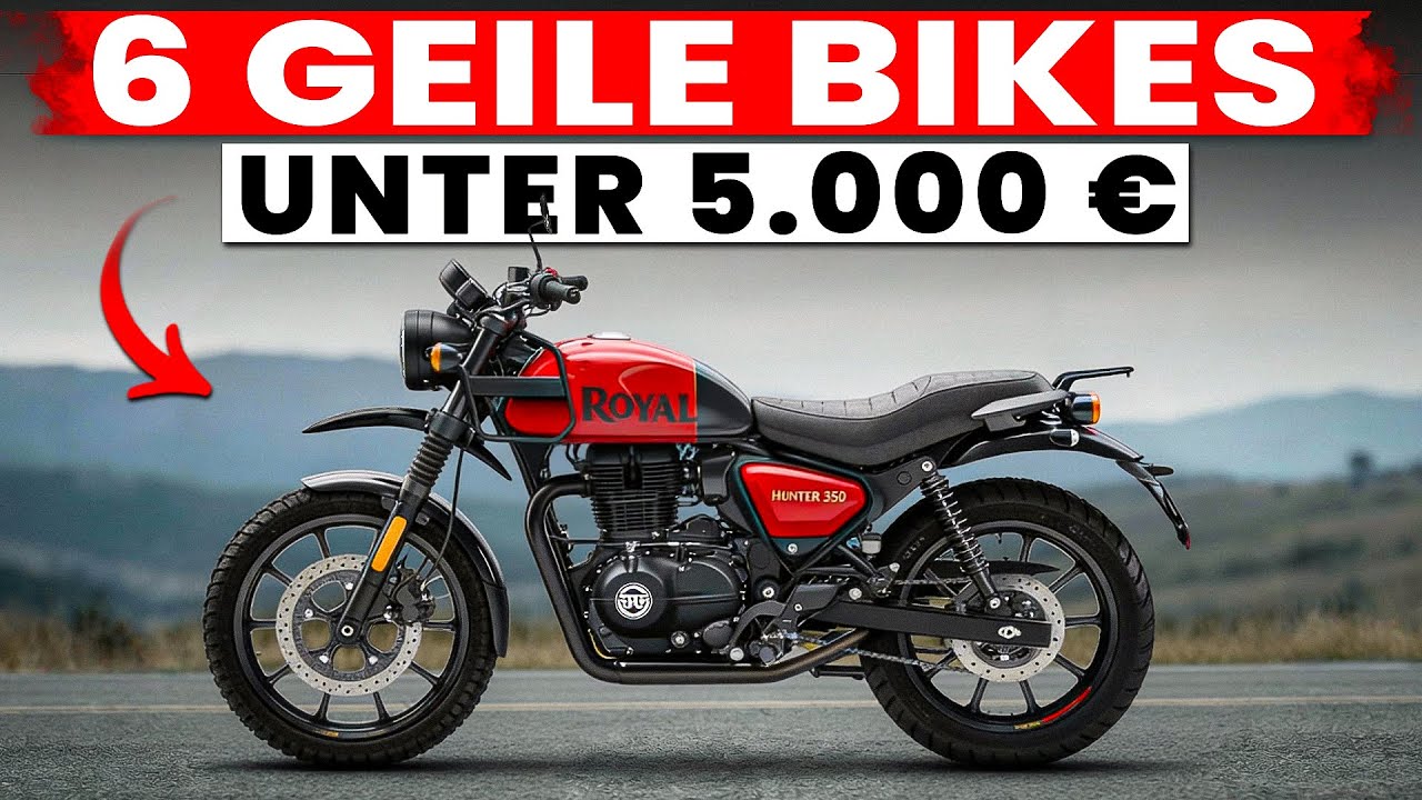 6 geile Bikes für jeden unter 5.000 € (neu, ABS & alltagstauglich)