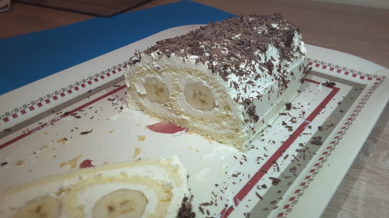 Банановый рулет / Торт «Кошачий глаз»