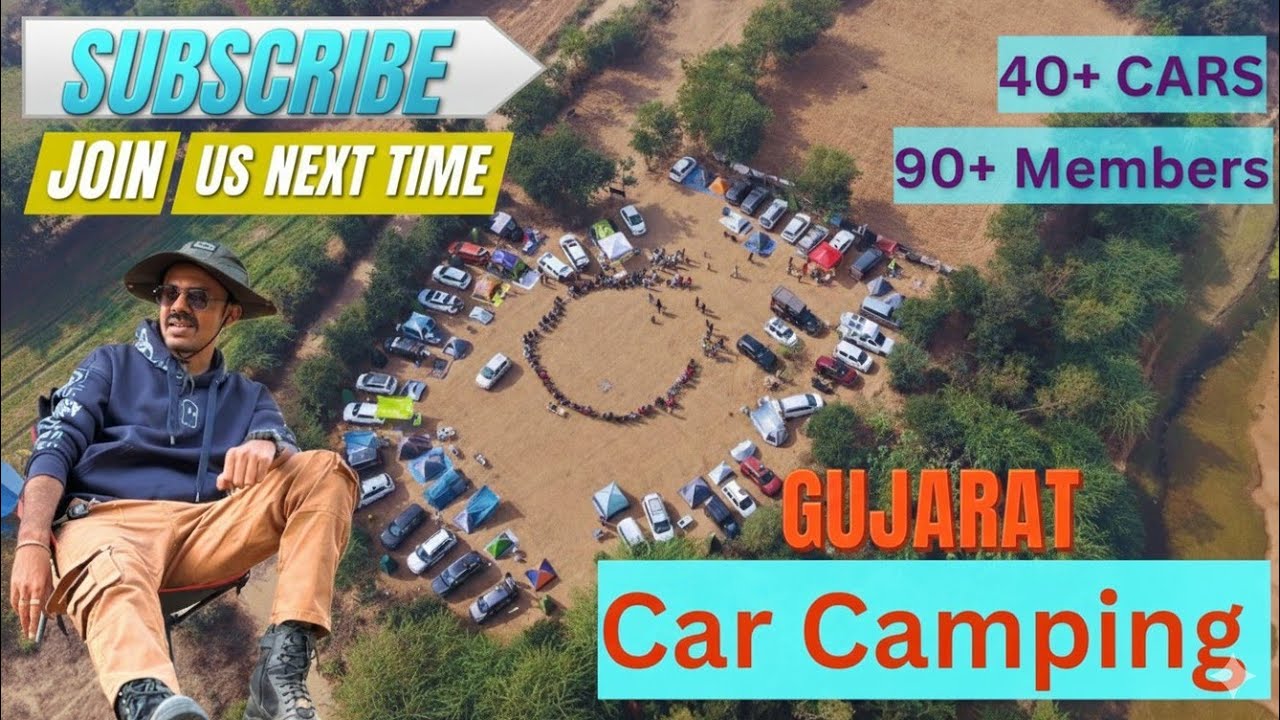 Car Camping Meet Up in Gujarat Joined 40+ Cars #camping #carcamping #vanlife #overlanding #travel 🏕