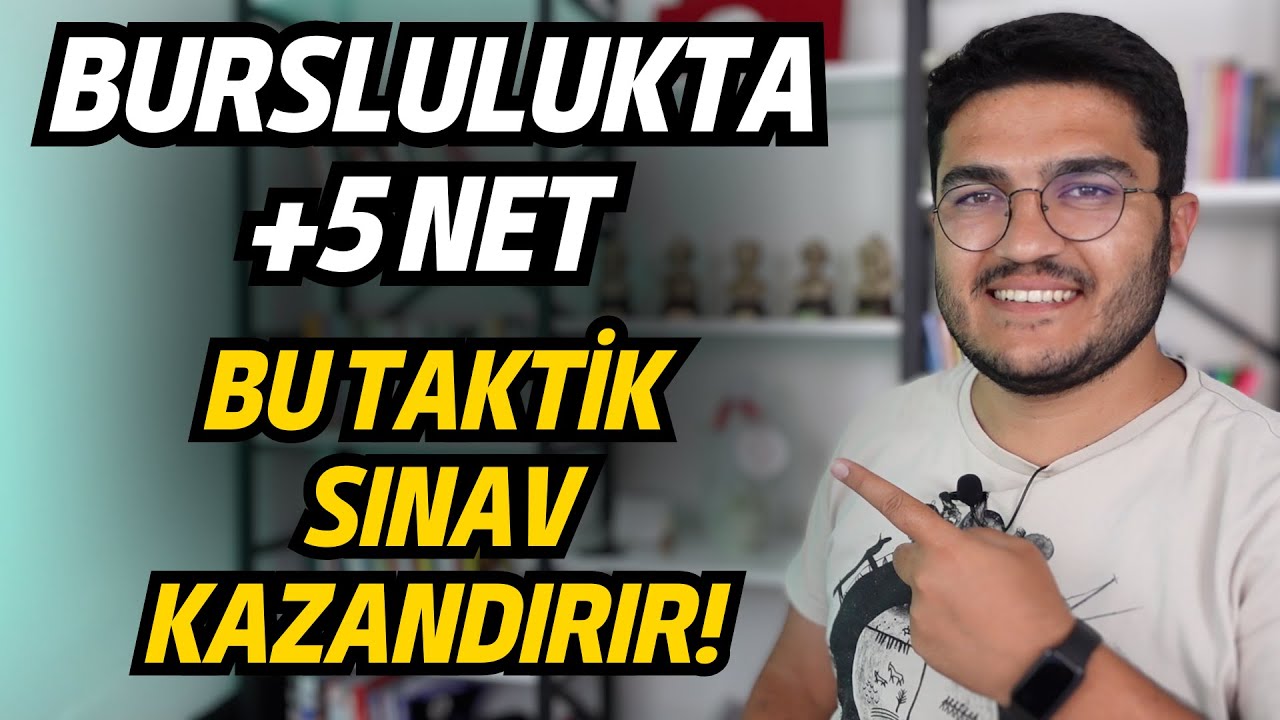 Bursluluk Sınavını Kazandıracak Taktik | +5 Net