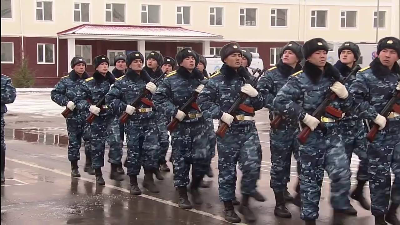 Церемония открытия военного городка вч 5573 Национальной гвардии РК