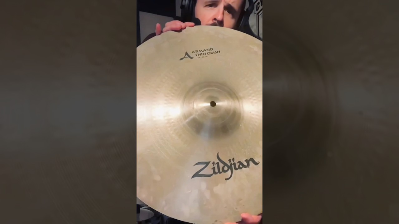 @ZildjianCompany 18&rdquo; Armand Series Thin Crash #drums #shorts