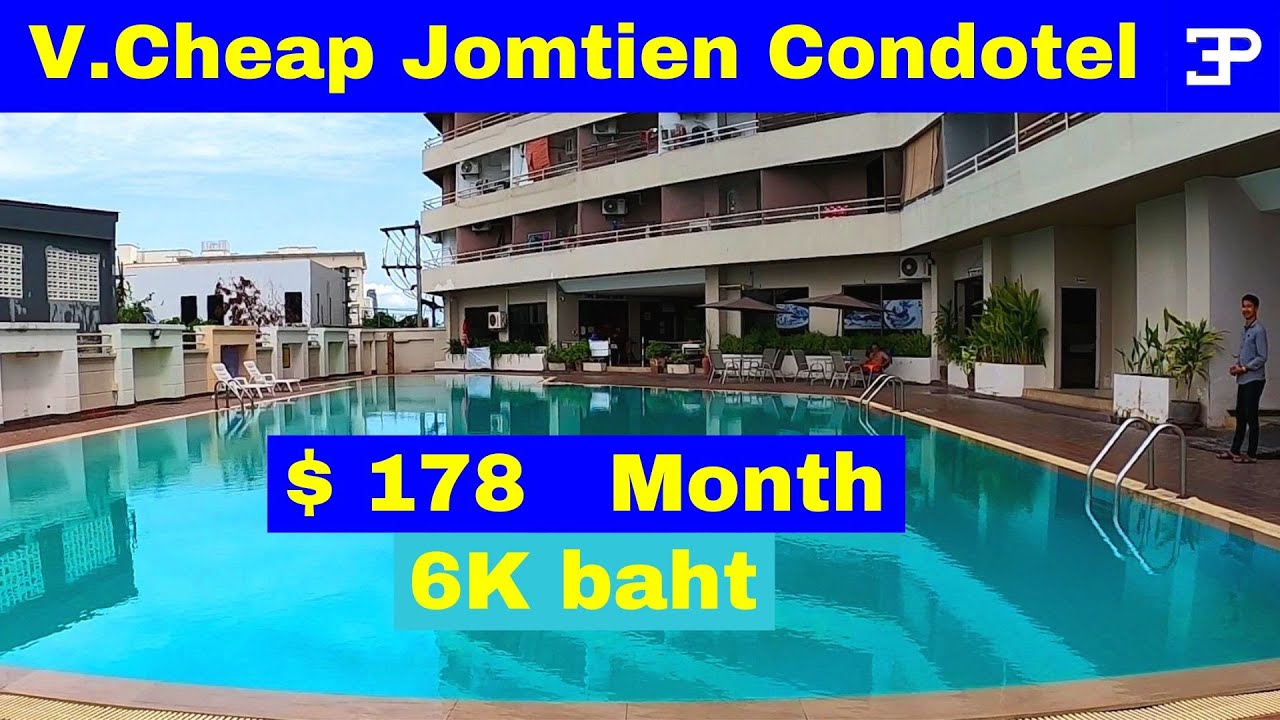 Pattaya Thailand, very cheap hotels from only $ 6 USD per night in Jomtien