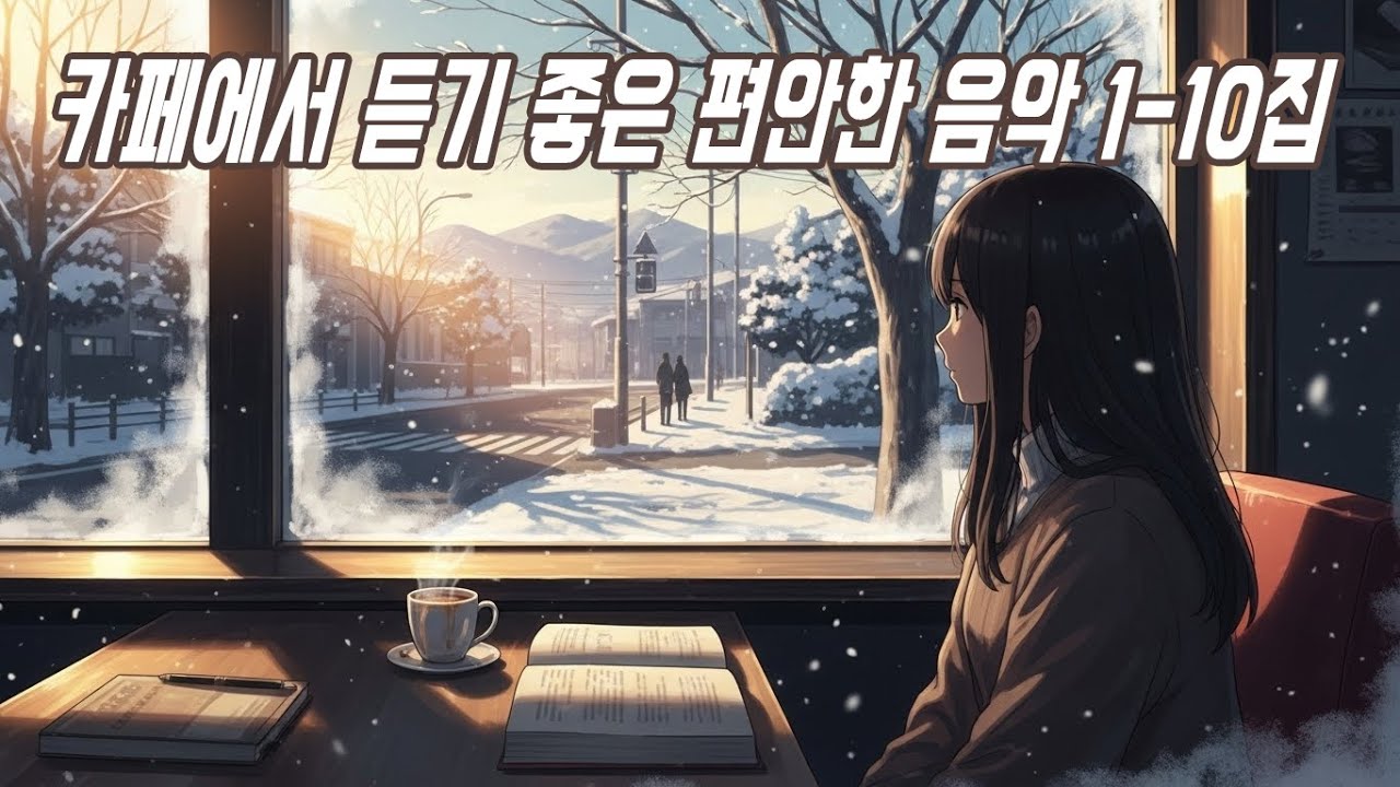 카페에서 듣기 좋은 편안한 음악 1집-10집 150곡 10시간 모음 | 나른한 겨울 오후 감성 힐링 음악 모음 플레이리스트