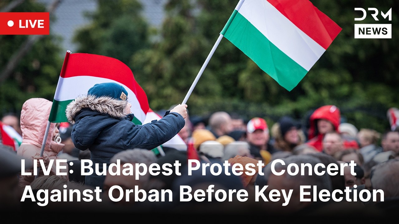 LIVE: Budapest Protest Concert Against Orban Before Key Election | DRM News | AC1F