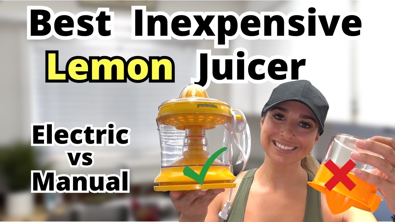 Best Lemon Citrus Juicer | How To Juice A Lemon With Proctor Silex Electric Squeezer