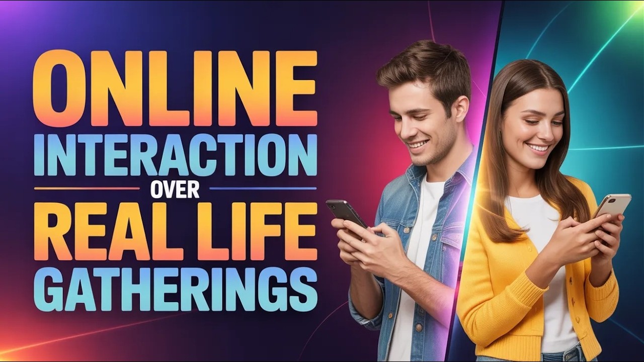 Why People Prefer Online Interaction Over Real Life Gatherings