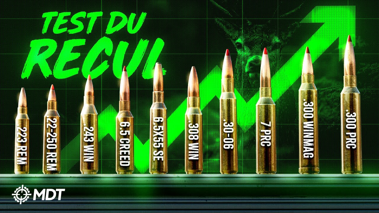 Quel est le recul des différents calibres de chasse ?