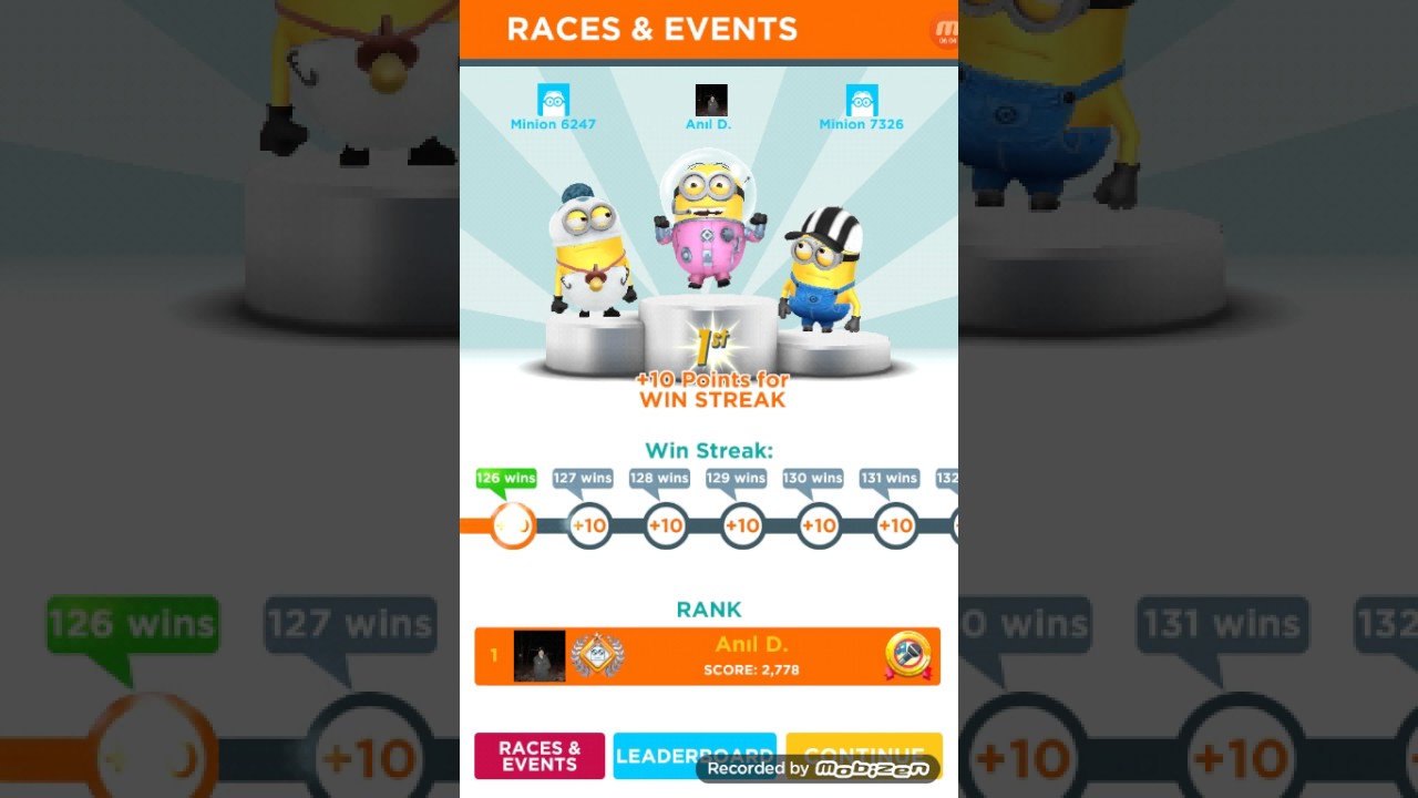 Minion rush minion races #1