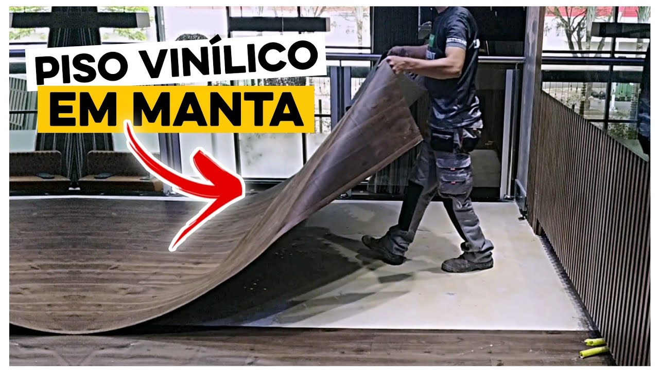 Piso Vinílico em Manta! Consertei uma instalação mal feita