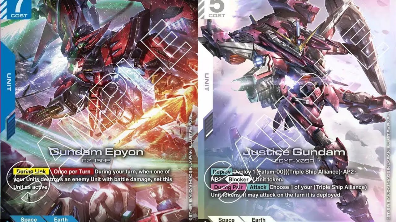 BL/W Epyon Blockers vs. W/R Justice Blockers | Gundam Card Game Locals Gameplay