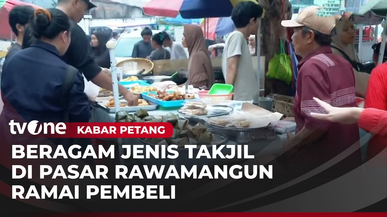 Berburu Takjil di Pasar Rawamangun | Kabar Petang