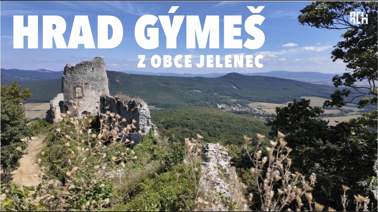 Hrad Gýmeš výstupom z Jelenca