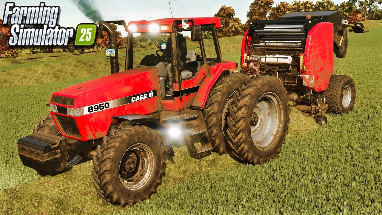 MASSIVE Alfalfa Harvest w.Over 100 Bales! | Iowa Plains | Farming Simulator 25