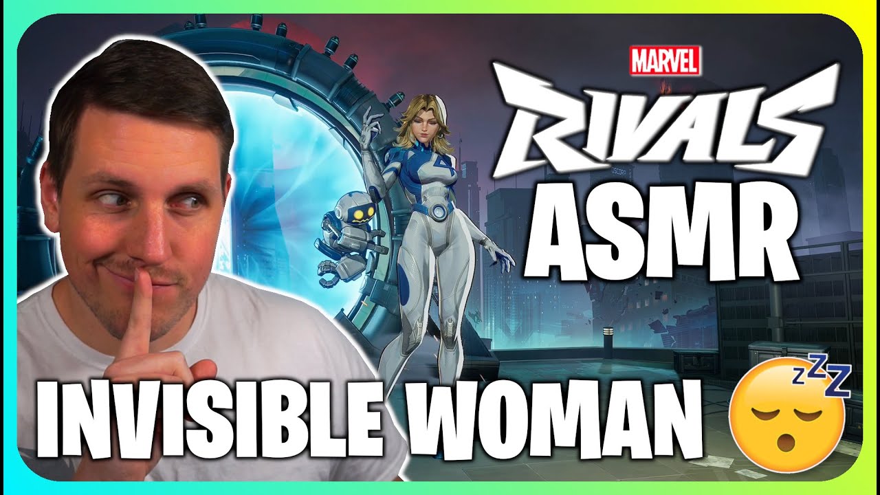 (ASMR) Relaxing Marvel Rivals | Invisible Woman Gameplay First Look! (Controller Sounds)