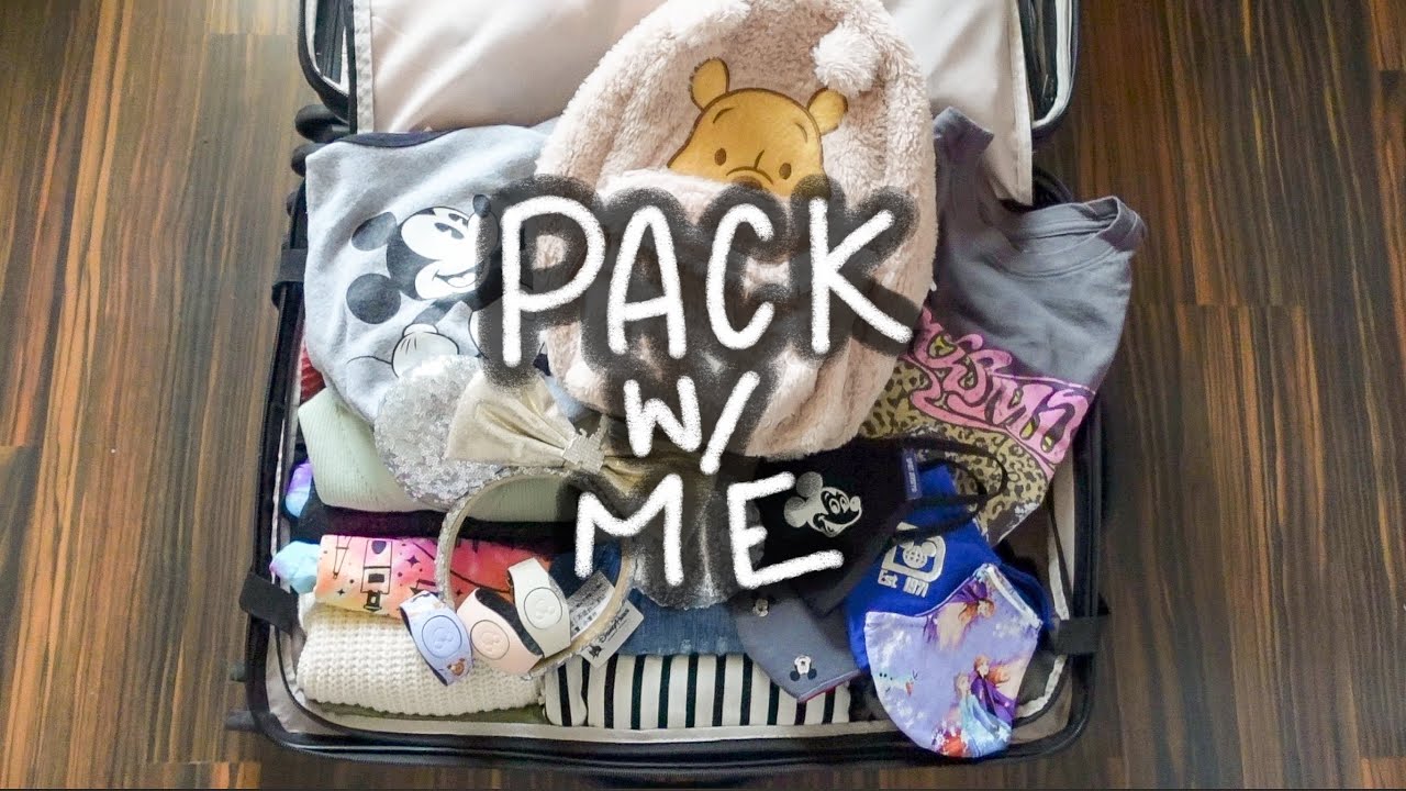 pack with me!! // January 2022 Disney Trip