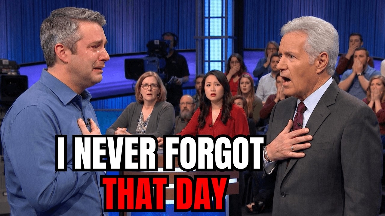 Alex Trebek FREEZES on Jeopardy When a Contestant Reveals They Met Him Years Ago