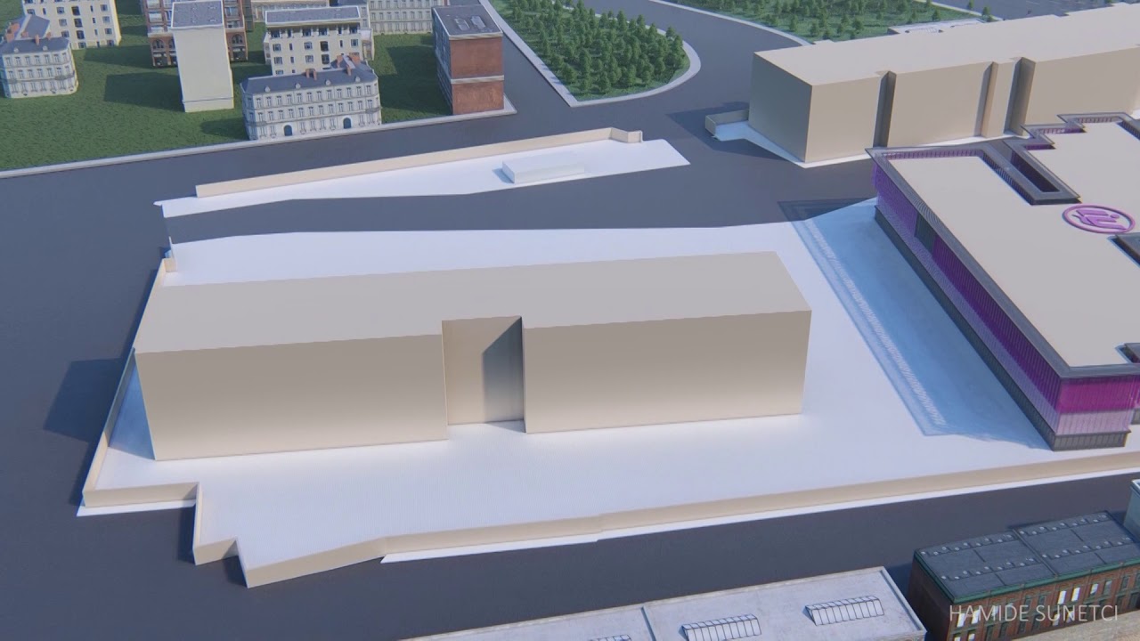 3D Mimari Animasyon Dış Cephe Çalışması - 4