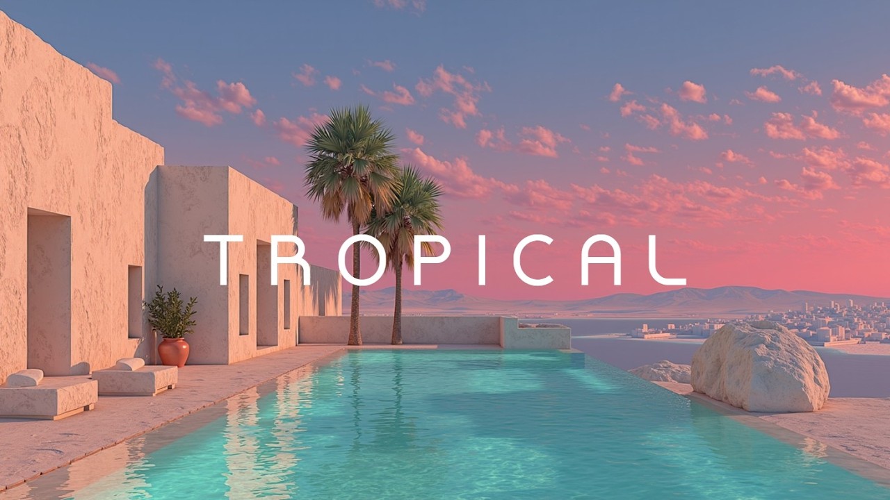 Tropical Deep Sunset - Deep House Lounge & Chillout Tropical Flow ~ Relaxing Beach House