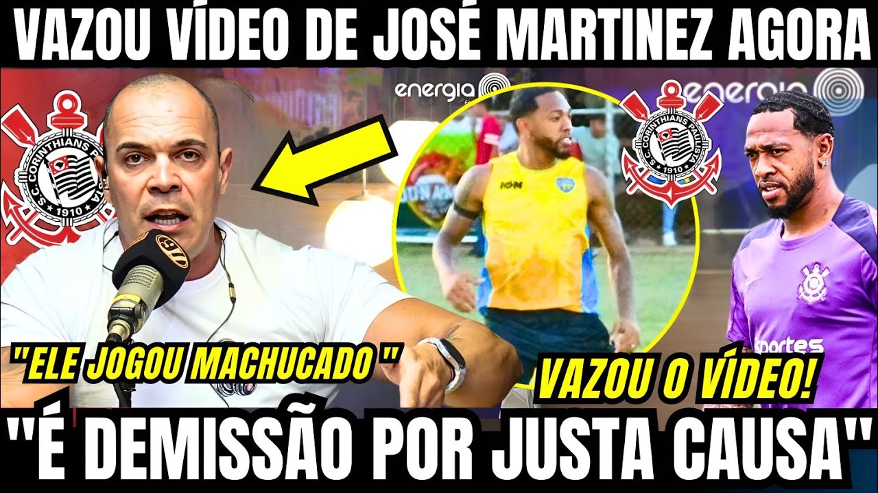 VAZA VÍDEO DE JOSÉ MARTINEZ EM JOGO FESTIVALO NA VENEZUELANO MANO PERDE A LINHA COM O CORINTHIANS 