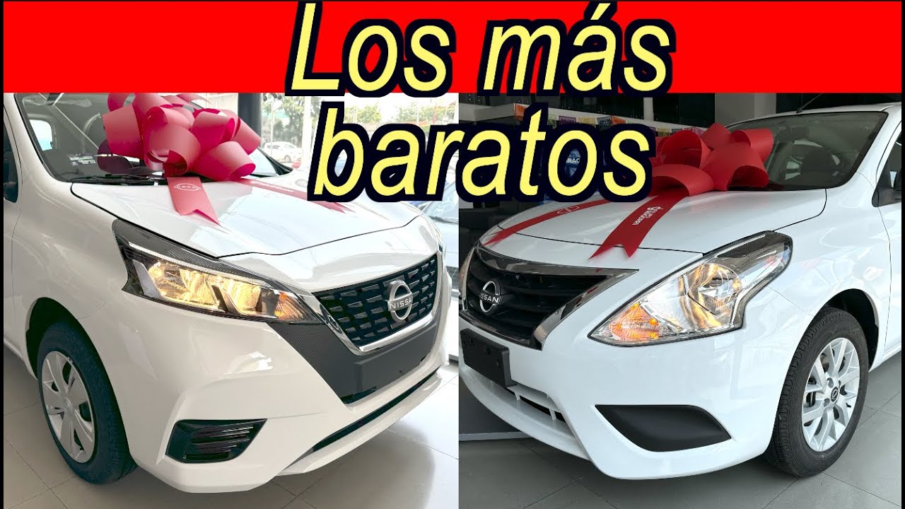 Los más BARATOS de Nissan V Drive con $20,000 descuento  y March Sense