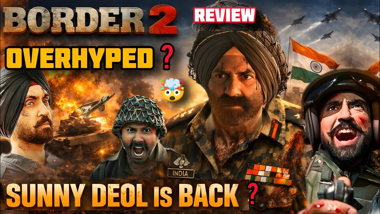 Border 2 Movie Review 🔥| Nostalgia, Deshbhakti & Sunny Deol Ka Dabangg Swag