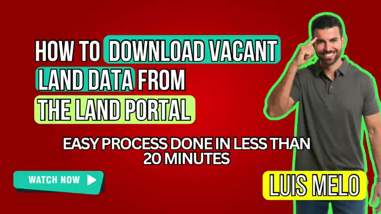 How to Download Vacant Land Data From The Land Portal