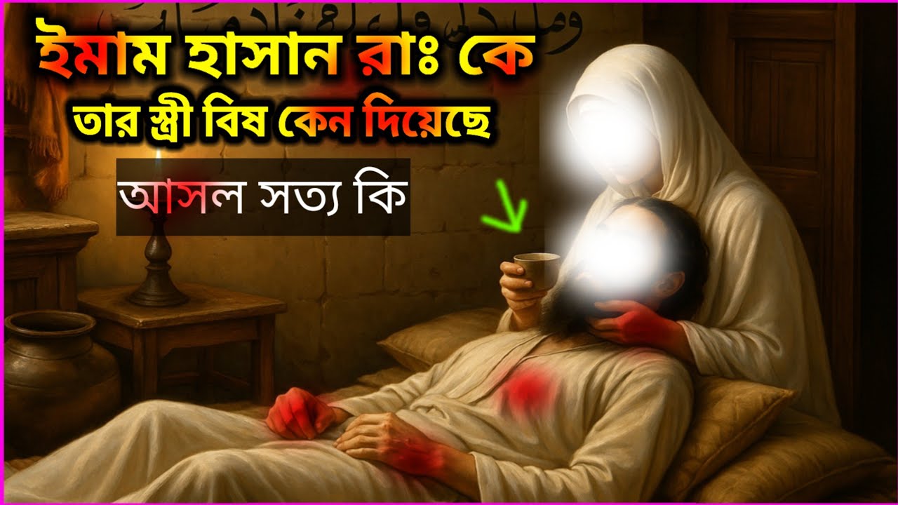 নিজের স্ত্রী কেন বিষ দিয়েছে ইমাম হাসান রাঃ কে সম্পূর্ণ কাহিনী