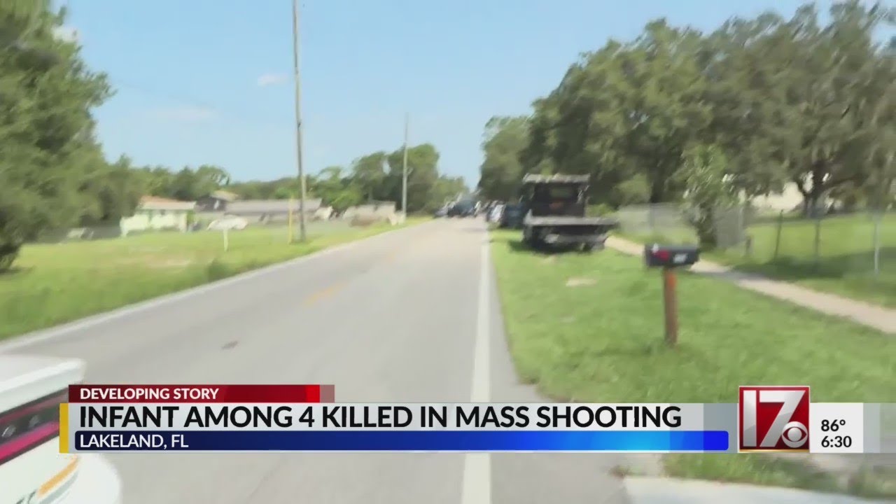 Baby in mom's arms among 4 killed in Florida shooting
