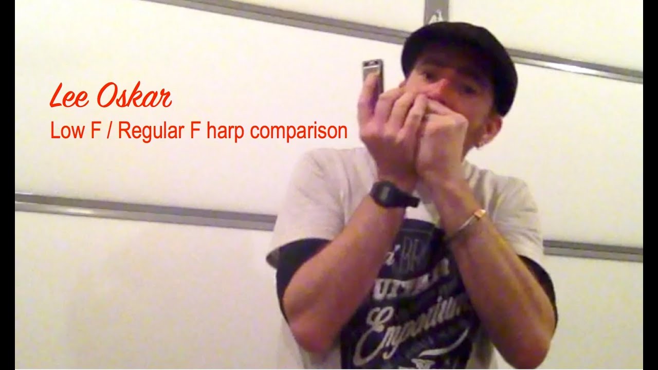 Blues harmonica. Comparing a Low F harp to a regular F Harp