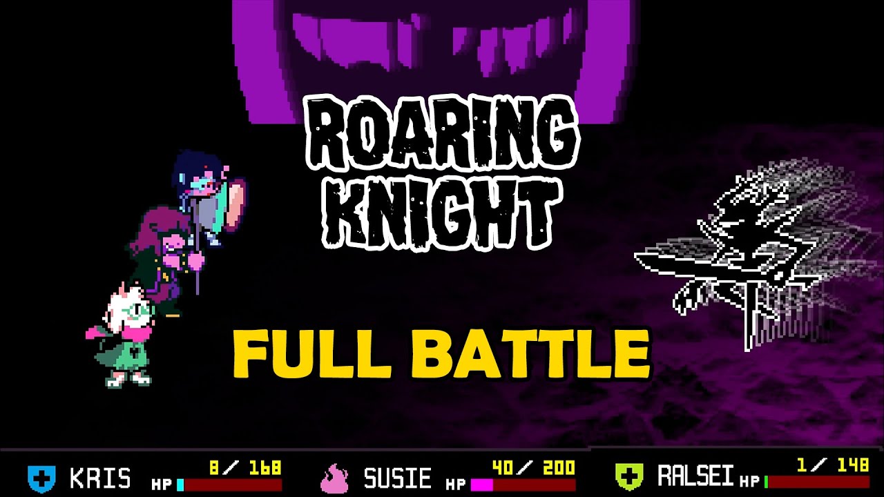 Deltarune Chapter 3: Roaring Knight - Full Battle (Gameplay)