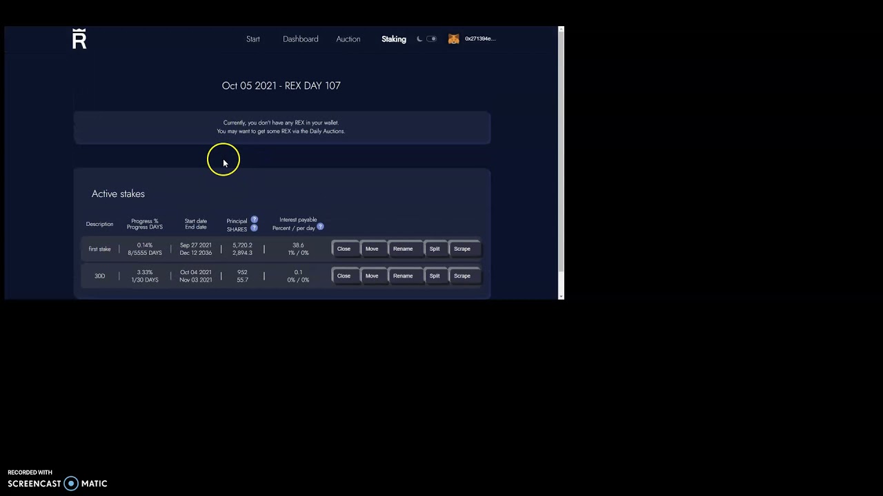 REX Token- My Video 3- Opportunity with potential to grow