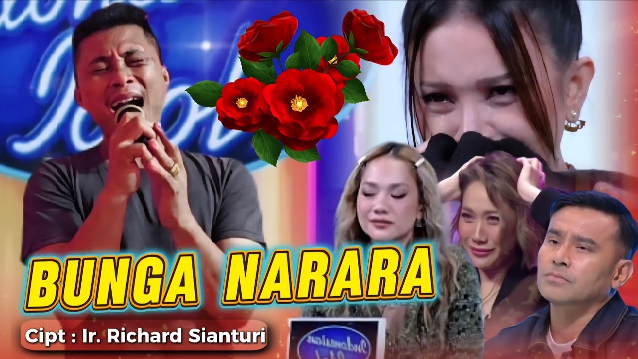 Akhirnya Juri Menangis Hendra Silalahi Menyanyikan Lagu | Bunga Narara | Cipt : Ir Richard Sianturi