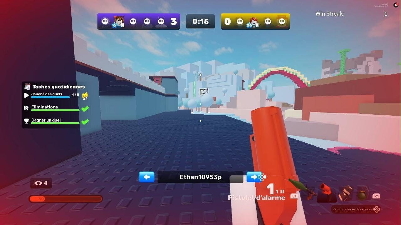 Je joue en rivals.