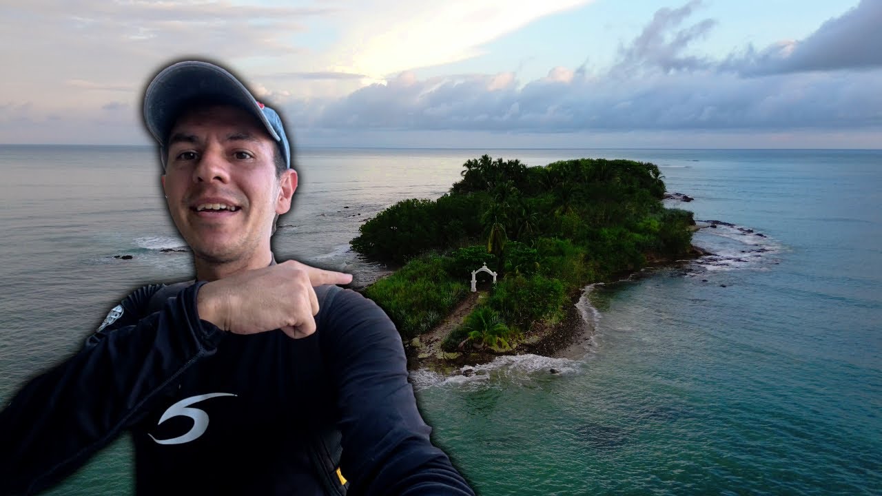 Caminé SOBRE el MAR a la Isla CEMENTERIO de Costa Rica ¡DE NOCHE!