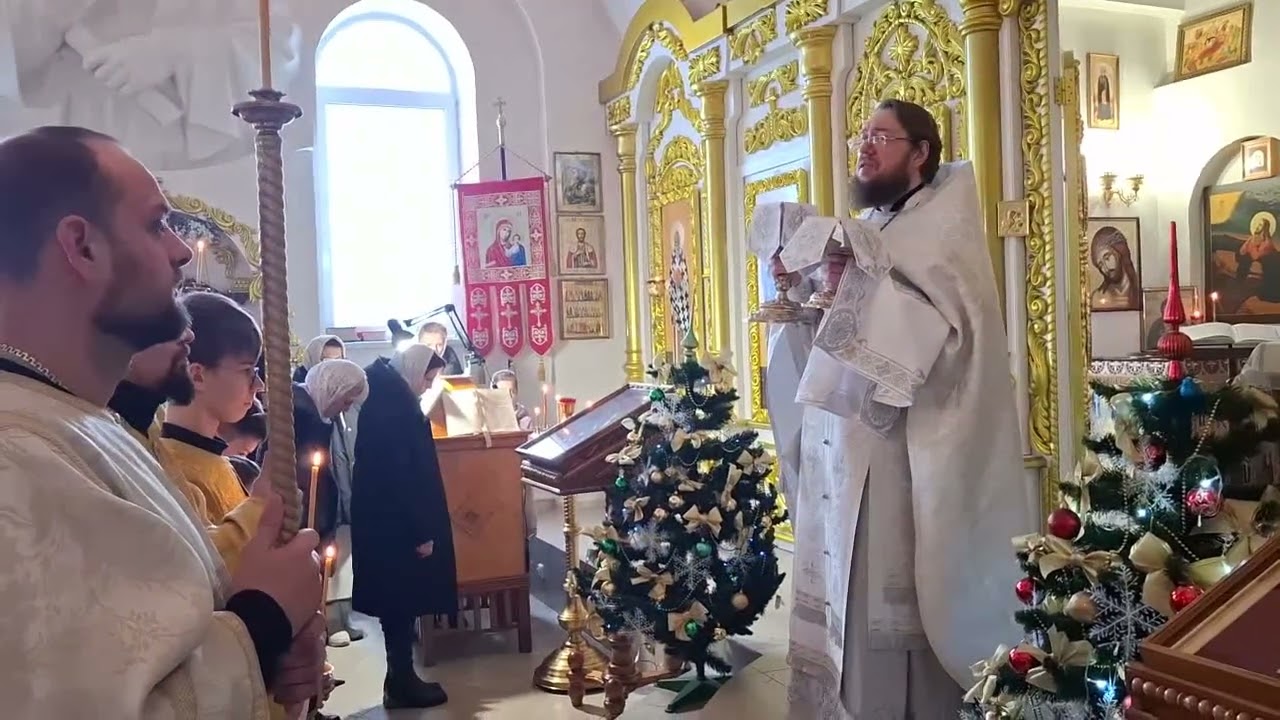 07 01 2026 Литургия на Рождество Христово