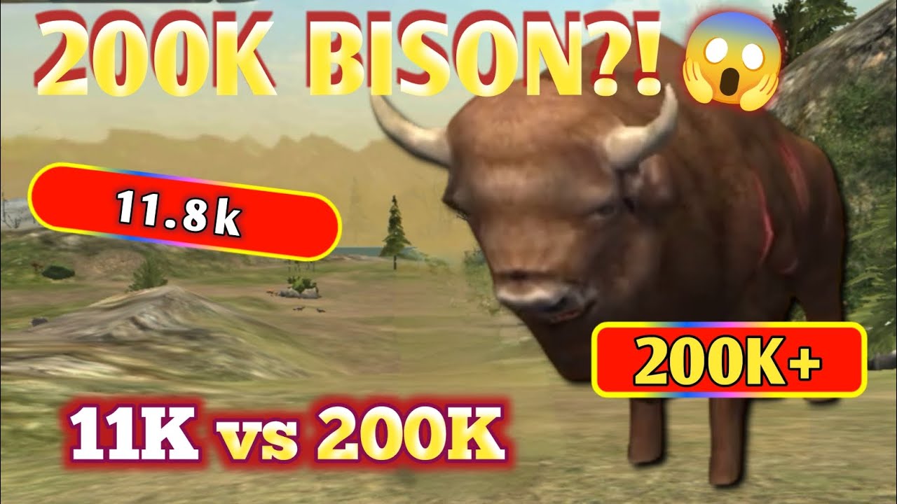 The tiger - 200K HP Bison Champion Fight | Can Tiger Survive? 🐅🔥 