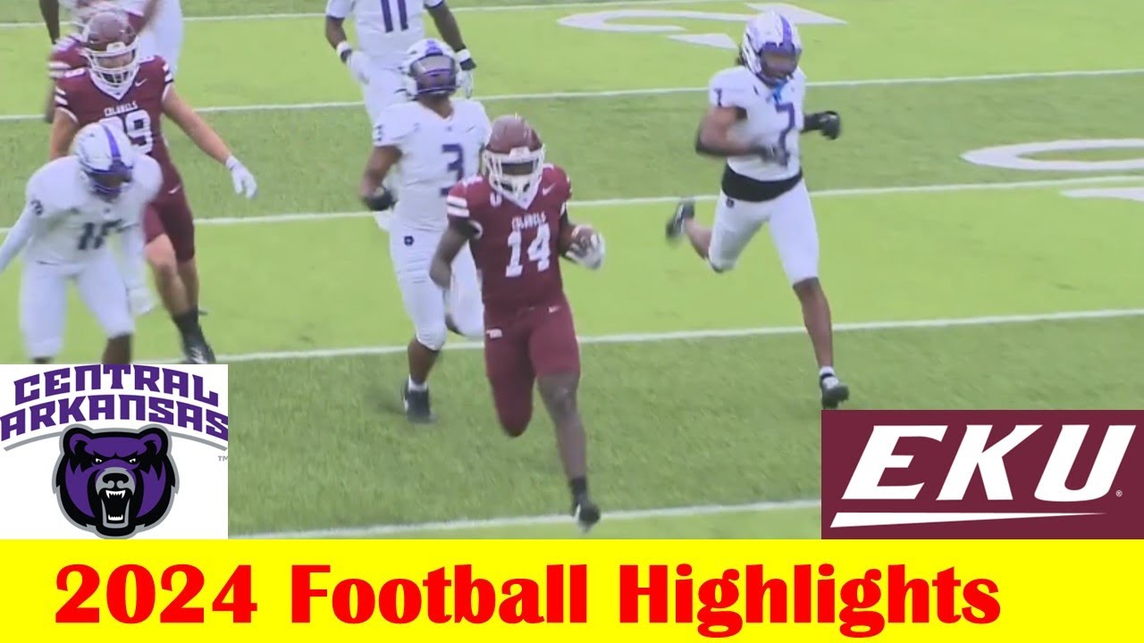 Central Arkansas vs Eastern Kentucky Football Game Highlights 11 9 2024