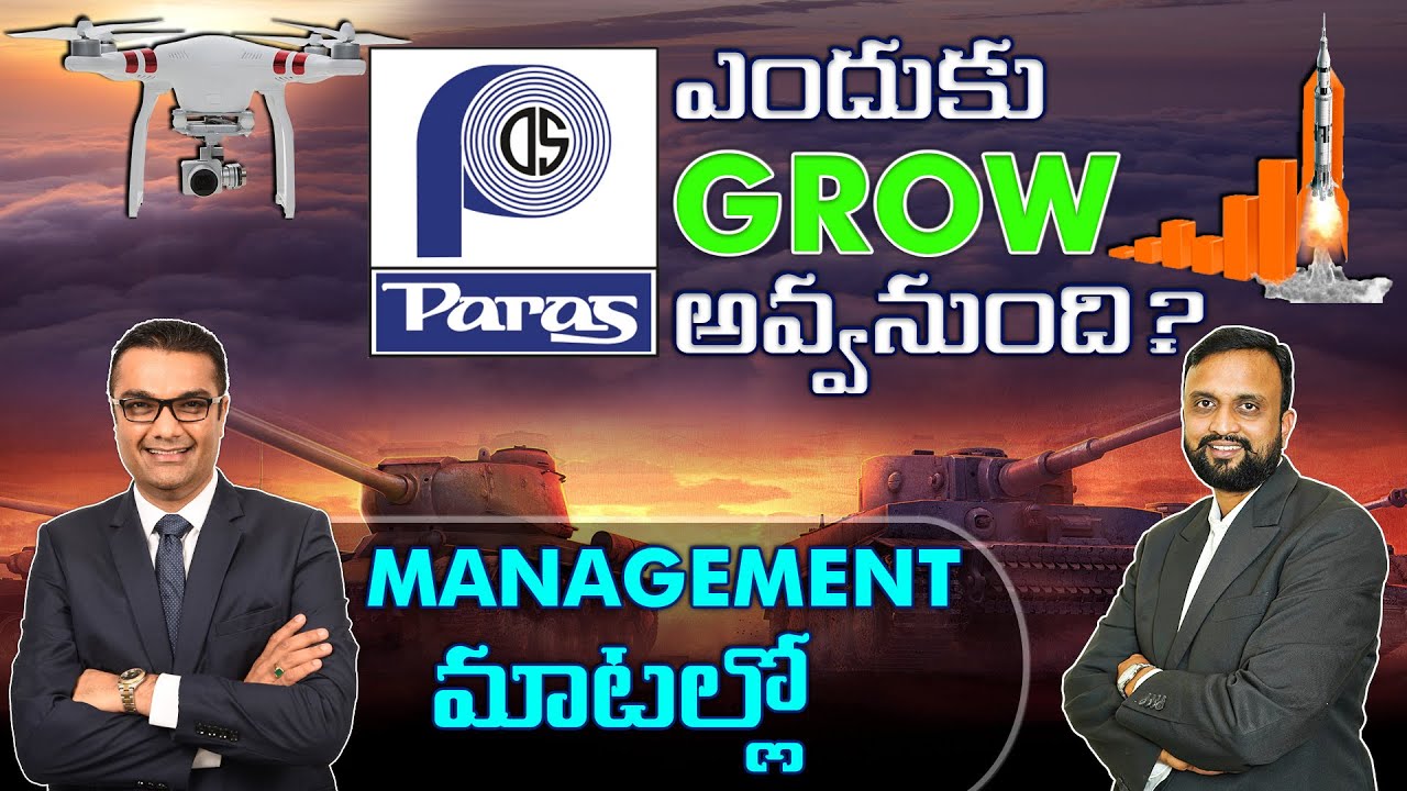 Growth 📈Prospects of Paras Defence & Space Technologies | Must watch Management Interview