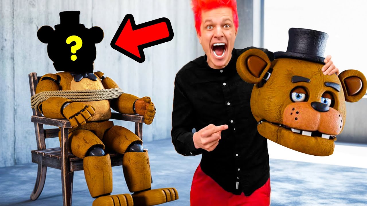 WE FINALLY UNMASKED FREDDY ANIMATRONIC !! (WE SHOULDN'T HAVE DONE THIS!)