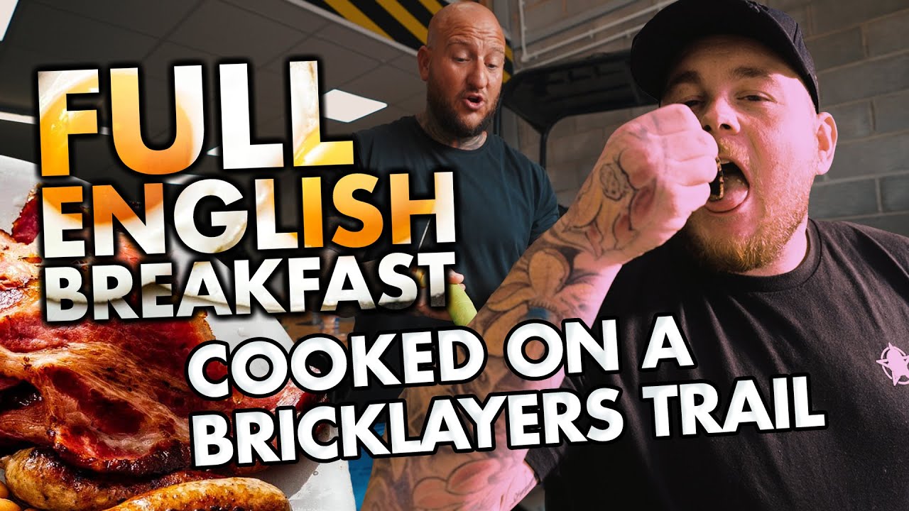 Cooking A Full English On A Bricklayers Trowel