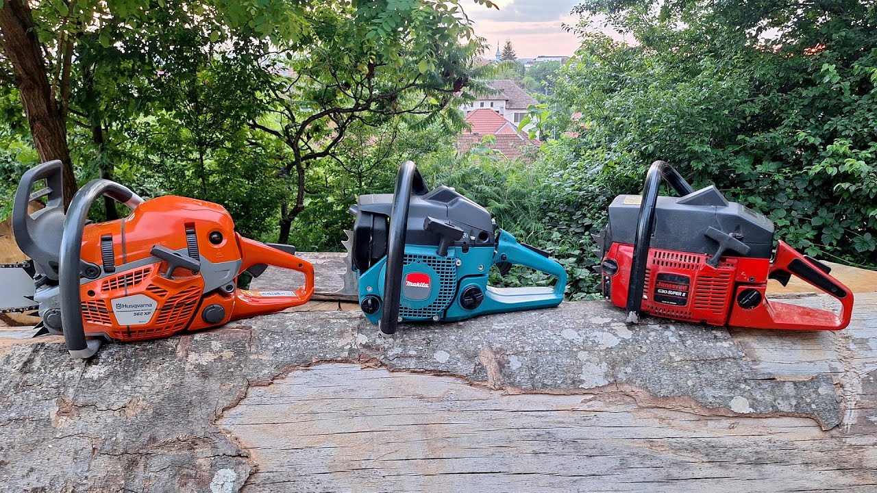 Makita 6800i vs. Husqvarna 562xp Mark II vs. Jonsered 630 Super II (266xp top end) - bonus H372XT