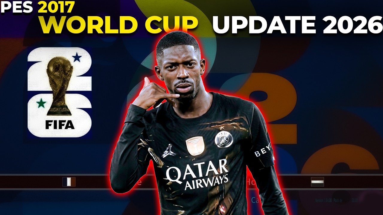PES 2017: WORLD CUP 2026 PATCH IS HERE! (Full Tutorial)