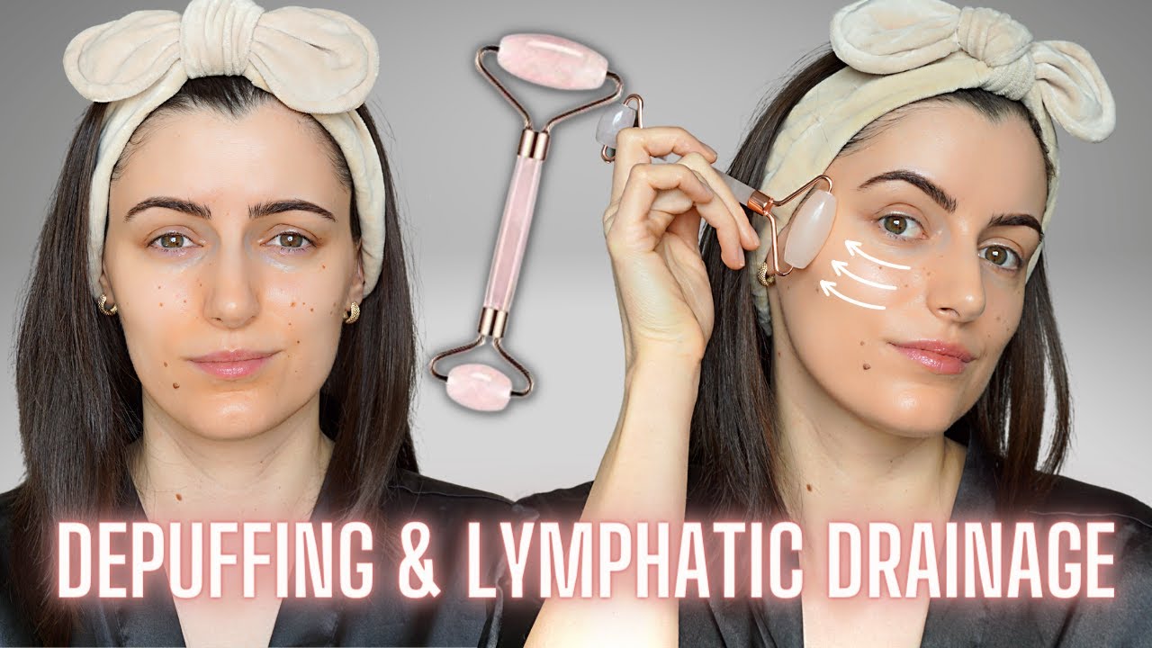 Rose Quartz Face Roller: Follow-Along Tutorial for Depuffing and Lymphatic Drainage