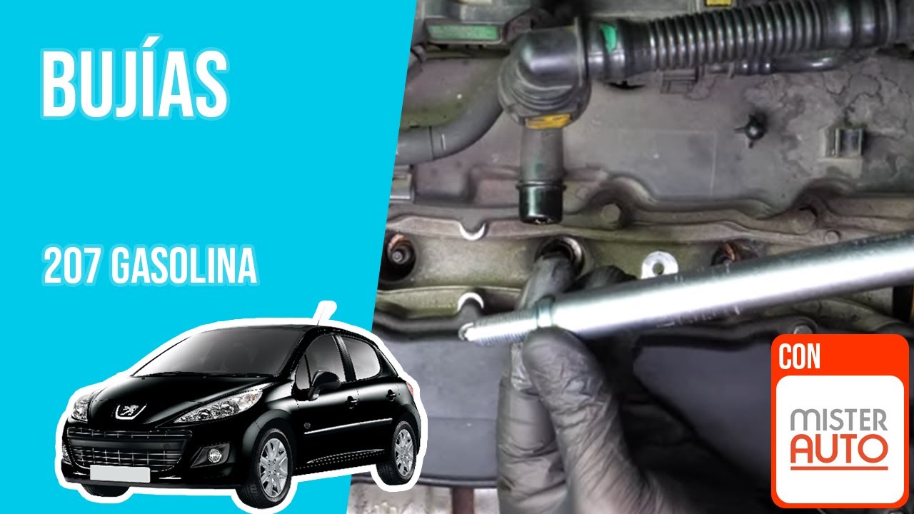 Cómo cambiar las bujías Peugeot 207 1.4 16V ⚡