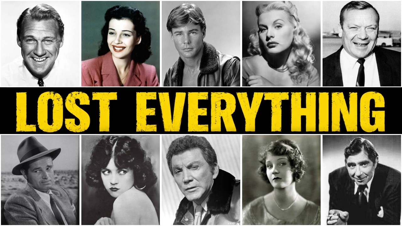 15 Old Hollywood Stars Who Lost Everything To ALCOHOL