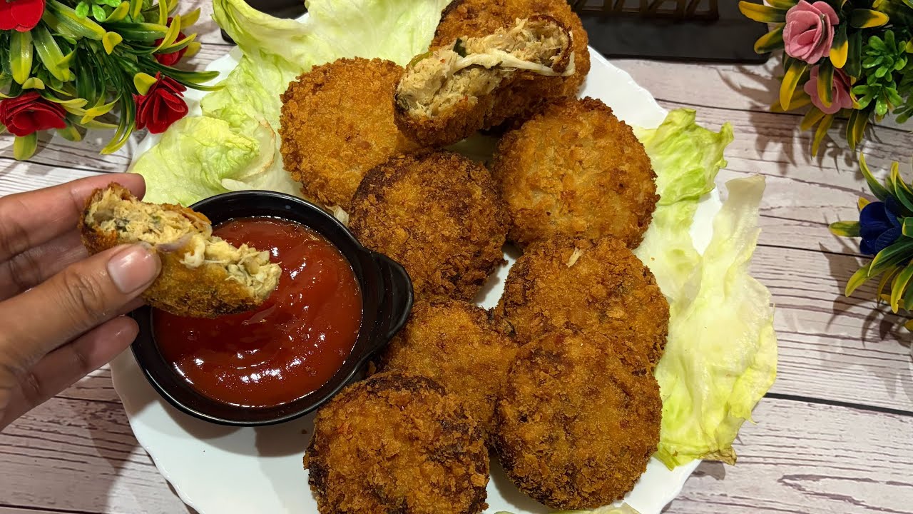 Perfect Chicken Cheese Potato Cutlets | Easy Ramadan Special Iftar Snacks 