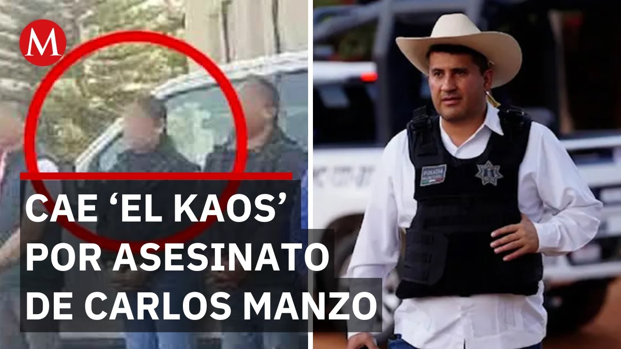 Cae ‘El Kaos’, presunto implicado en asesinato de Carlos Manzo en Uruapan