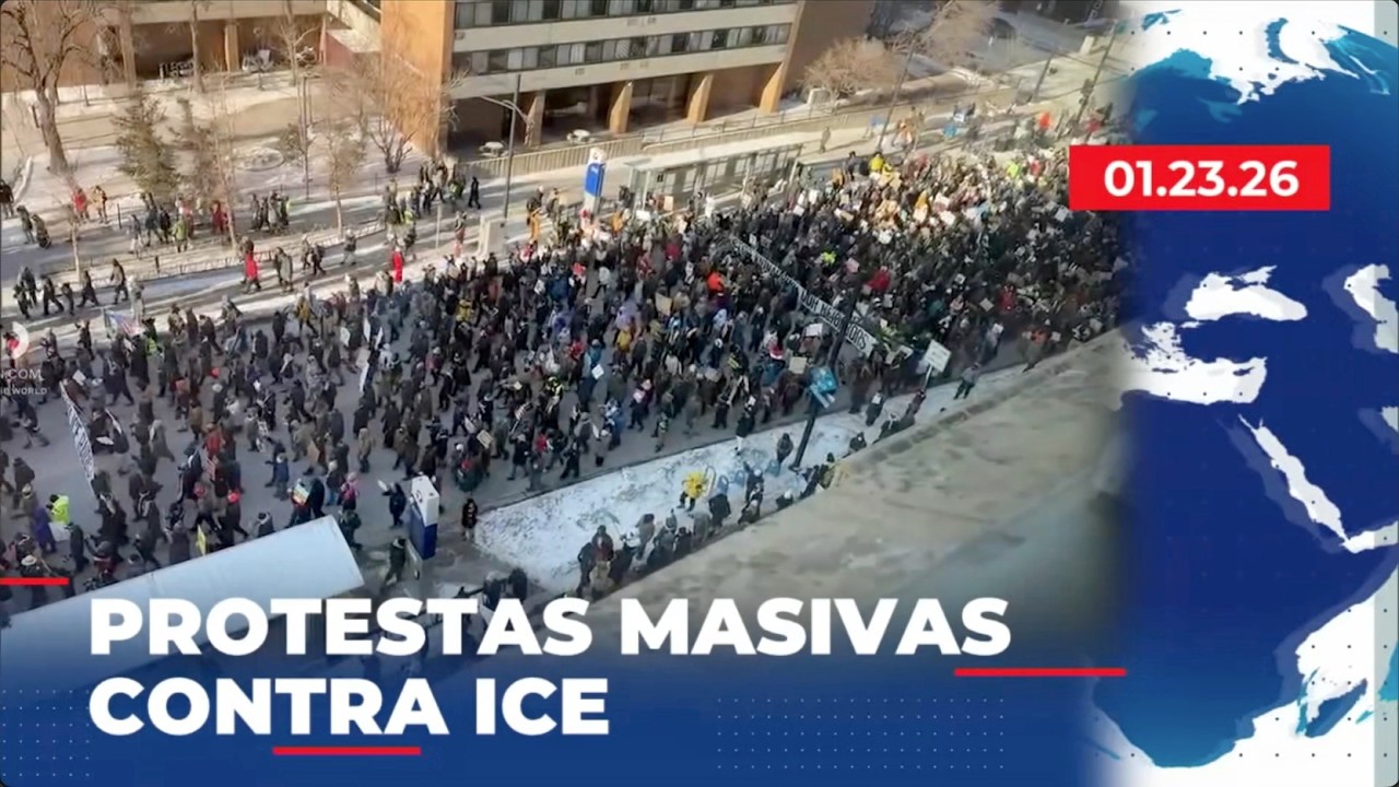 🔴 Contra ICE, así fue la protesta masiva en Minnesota - 23 de Enero | NETV