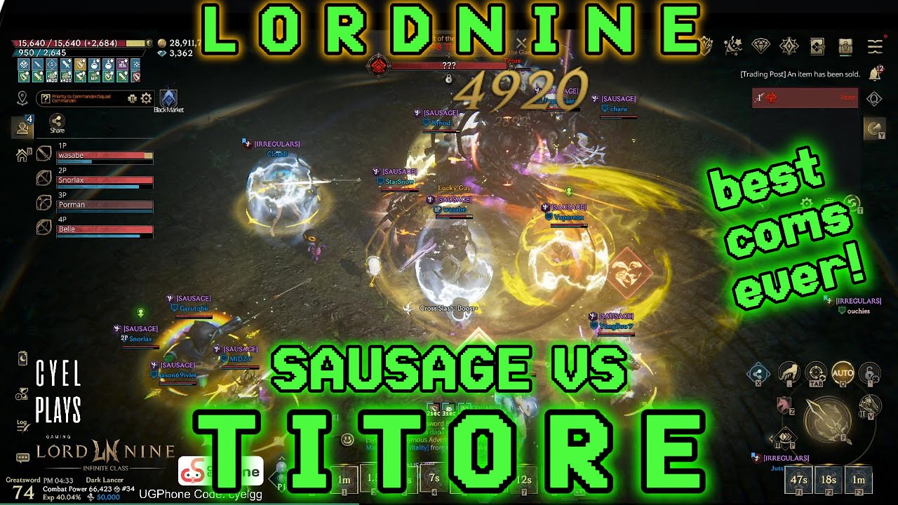 LORDNINE: Infinite Class SEA. SAUSAGE VS TITORE (BEST COMMS) NOT FOR KIDOS*